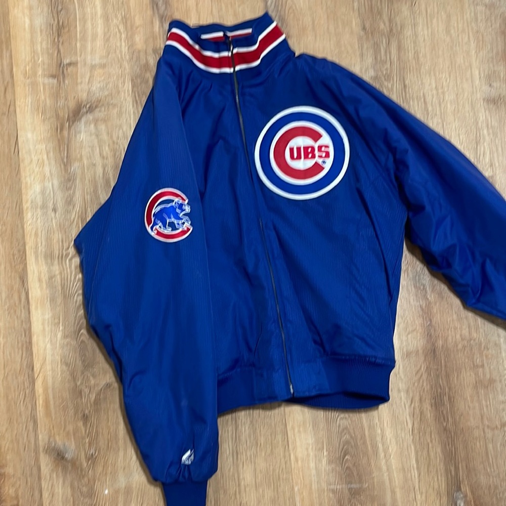 Vintage Chicago Cubs Authentic Collection Bomber Jacket